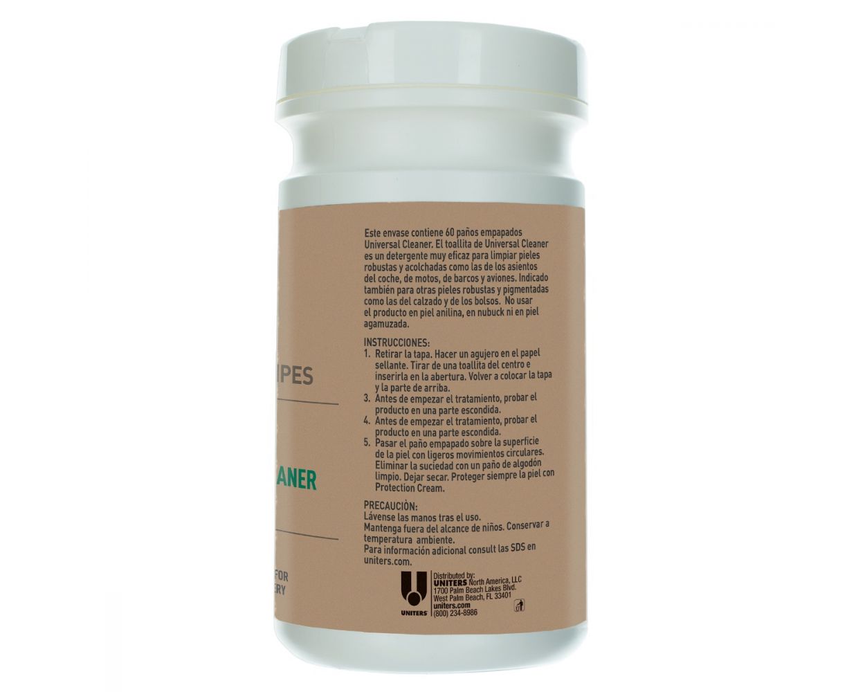 UNITERS Universal Cleaner Wipe 60 Count Tub